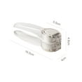 thumbnail image 6 of Dujiujun Garlic Press Multi-purpose Double Sided 2-in-1 Home Manual Garlic Cutter with Handle for Household, 6 of 8