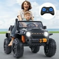 Remote Control Electric Ride-On Truck for Kids with Parent Seat and FM