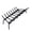76.20cm, variant on Large Capacity Firewood Storage Stand For Backyard Pit Nonslip Base Fireplaces Grate with 6 Support Legs