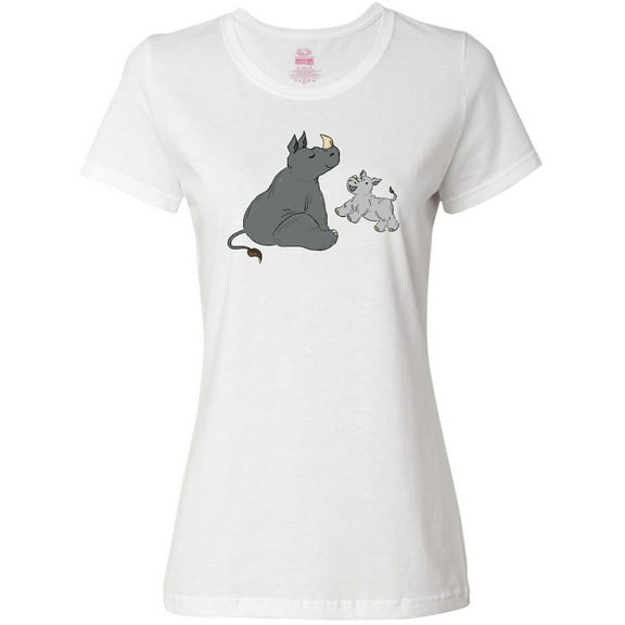 Inktastic Cute Rhinos Women's T-Shirt