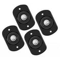 thumbnail image 1 of 4x Ruedas autoadhesivas Ruedas Mini Ruedas giratorias Rueda de muebles de oficina para dormitorio Negro kusrkot Mini ruedas giratorias, 1 of 8