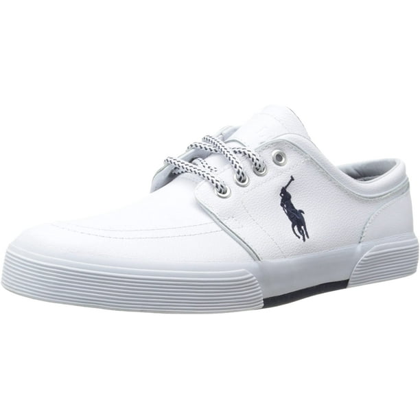 Polo Ralph Lauren Mens Faxon Leather Fashion Sneaker Walmart