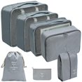 thumbnail image 1 of 7pcs/set Large Luggage Organiser Packing Cube Travel Storage Bag Suitcases Pouch, 1 of 2