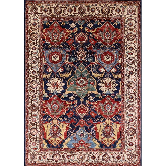 Ahgly Company Indoor Rectangle Mid-Century Modern Deep Red Oriental Area Rugs, Swatch Sample