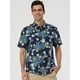 thumbnail image 3 of CamiHawaiaDe PlaEstampado Floral Con Botones ManCorCamiDe Verano PaHombres Azul Coco 56, 3 of 6