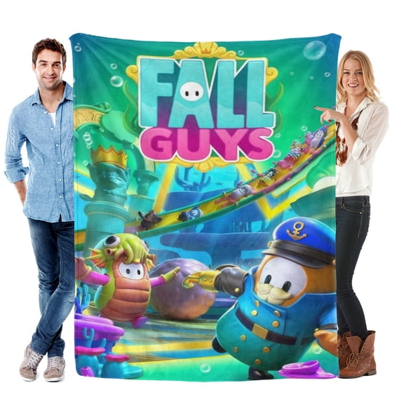 Throw Blanket for Fall Guys Bed Couch Soft Warm Flannel Blanket for Kids Boys Girls Gifts Home Decor 30x40 Inch