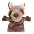 thumbnail image 1 of Cartoon Wolf Hand Puppet Toy Lovely Plush Hand Puppet Kid Stuffed Animal Toy, 1 of 8