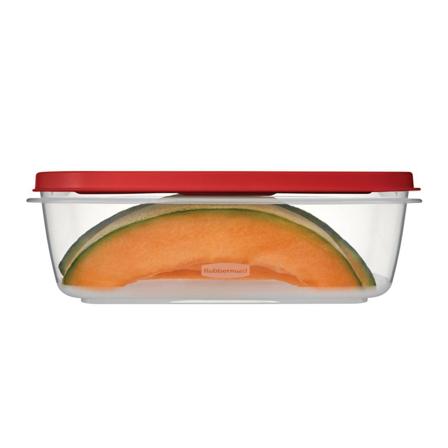 Rubbermaid Easy Find Lids Food Storage Container, Red Lid