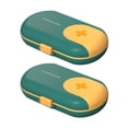 thumbnail image 1 of Pill Box, Compartment Container Organizer, Pill Box Travel Daily Pill Box, Portable Green, 1 of 5
