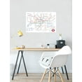 thumbnail image 3 of BUY ART FOR LESS Officially Licensed London Underground Transit Map 36 x 24 England Travel Art Print Poster, 3 of 7