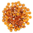 thumbnail image 2 of GROWTH TANK 100x Glass Beads Assorted Colors Briolette Faceted Rondelle for Jewelry Making - Transparent Amber, 2 of 9