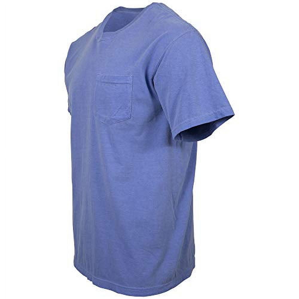comfort colors men's adult short sleeve pocket tee style 6030