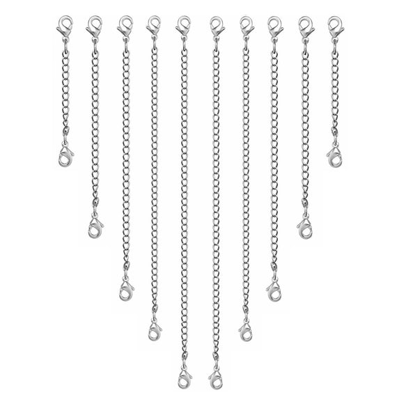 Extensor de collar OHINGLT, 10 unidades, extensores de cadena para joyería