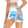thumbnail image 2 of Sigee Sanrio Bb for Women's Athletic Shorts High Waisted Running Shorts Pocket Sporty Short Gym Elastic Workout Shorts Large, 2 of 9