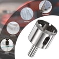 thumbnail image 4 of 1-Pack Diamond Hole Saw Drill Bit, 1.34 Inch / 34mm Glass Drill Bit for Ceramic/Marble [Silver Tone], 4 of 6