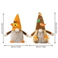thumbnail image 2 of GYRATEDREAM For Thanksgiving Day Gift Table Ornament Plush Scandinavian Swedish Tomte Gnomes Halloween Decorations Fall Dwarf Elf Dolls Autumn Gnomes Fall Gnomes, 2 of 9