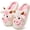Pink, variant on Fuzzy Slippers for Women Cute Cow House Slippers Non-Slip Home Shoes with Memory Foam