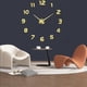 thumbnail image 1 of Reloj de pared 3D, MMgoqqt, Autoadhesivo, Oro, 1 of 4
