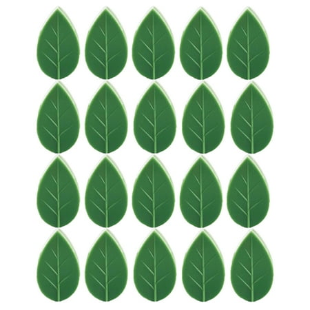 

Alexsix 10/20/30 PCS Plant Climbing Wall Fixing Clips Fixed Buckle Leaf Clips Green Leaf Simulation for Garden Wall