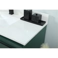 thumbnail image 4 of 40 inch single bathroom vanity in green with backsplash, 4 of 8