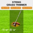 thumbnail image 5 of Floseru Gas Weed Wacker, 52cc 2-Stroke Grass Trimmer Petrol String Trimmer, Gas Powe Lawn Trimmers Strong Powerful Weed Eater Full Functioning Garden Tool for Home Yard Garden, 5 of 9