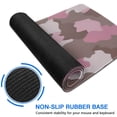 thumbnail image 6 of Pink Camouflage &nbsp;mousepad Gamingwaterproofno Slip&nbsp;for Office Home Work GamingmousematRubber Base Mousepad with Stitched Edges 31.5x11.8inches, 6 of 7
