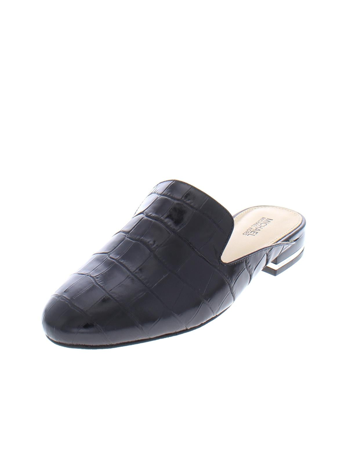 MICHAEL Michael Kors Womens Natasha Embossed Leather Mules - Walmart.com