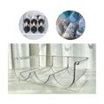 thumbnail image 5 of Piece Stackable Plastic Wine Rack Wine Bottle Holder Bottle Storage Fridge Bottle Shelf Wine Rack for Up to 3 Bottles in Total, Transparent, 5 of 5