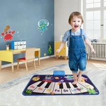 RnemiTe-amo Kids Musical Piano Mats,18x10 inch Musical Toys Baby Floor Piano Keyboard Mat Carpet Animal Blanket Touch Playmat Early Education Toys for 1 2 3 4 5 6 Year Girls Boys Toddlers