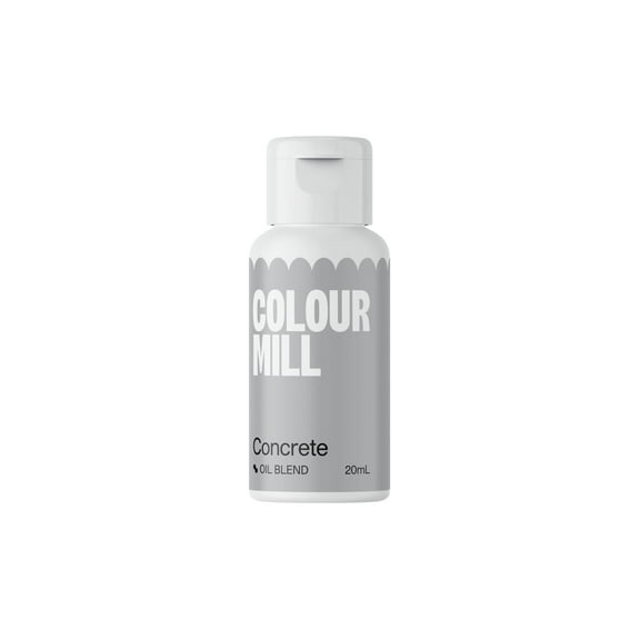 Colour Mill Oil-Based Food OLF24 Coloring, 20 Milliliters Concrete