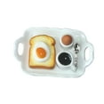 thumbnail image 2 of Ludlz 1/12 Dollhouse Food Simulation Egg Toast Food Breakfast Design Mini Dollhouse Decoration for Christmas, 2 of 7