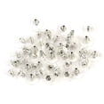 thumbnail image 2 of MasteelfCA 50pcs Earrings Backs Clutch With Plastic Pad for Jewelry Use (White K), 2 of 7