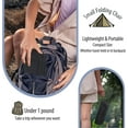 thumbnail image 6 of Folding Camping Stools, Portable Outdoor Camping Chair with Carry Bag, Aluminum Ultralight Backpacking Stool, Collapsible Camp Stools Outdoor Footstools for Walking Hiking Fishing Picnic Barbecue, 6 of 7
