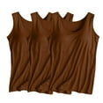 thumbnail image 2 of Horkkom 3 Pack Plus Size Tank Tops for Women Summer Workout Tank Tops Casual Comfy Loose Sleeveless Undershirt S-4XL, 2 of 3