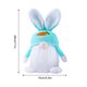thumbnail image 4 of Puntoco Muñeco de conejo luminoso de Pascua, muñeco sin rostro, enano, juguete de decoración de escritorio, 4 of 4
