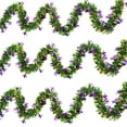 thumbnail image 5 of Purple and Gold Party decorations with Green Tinsel, 6.56Ft Mardi Gras Fringe Garlands, Mardi Gras Party, Gold Party decorations, Festive Hanging decor for Hotel Ball Functions,, 5 of 8