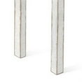 thumbnail image 4 of Rena Counter Table, 48 Inch Rectangular White Sand Mahogany Wood, 4 of 7