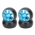 thumbnail image 4 of Pneus de remplacement pour moyeu de roue en métal télécommandé pour voiture télécommandée Wltoys k969 1/28 (bleu), 4 of 4