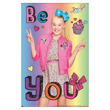 JoJo Siwa - Be You Wall Poster, 14.725" x 22.375", Framed