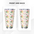 thumbnail image 3 of Lsque Cute Baby Dinosaurs Pattern 20oz Car Cup with Lid and Straw, Insulated Coffee Cup with Straw Topper, Spill Proof Travel Coffee Mug, Stainless Steel Tumble-Straw Two-piece Set, 3 of 8