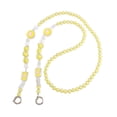 thumbnail image 3 of Sharprepublic Beaded Phone Lanyard 120cm Length Beaded Phone Charm for Bag Traveling Women Yellow, 3 of 8