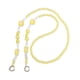 thumbnail image 3 of Cordón de cuentas para teléfono, pulsera de 120 cm de largo, ideal para fiestas, viajes y mochilas. Amarillo, 3 of 9