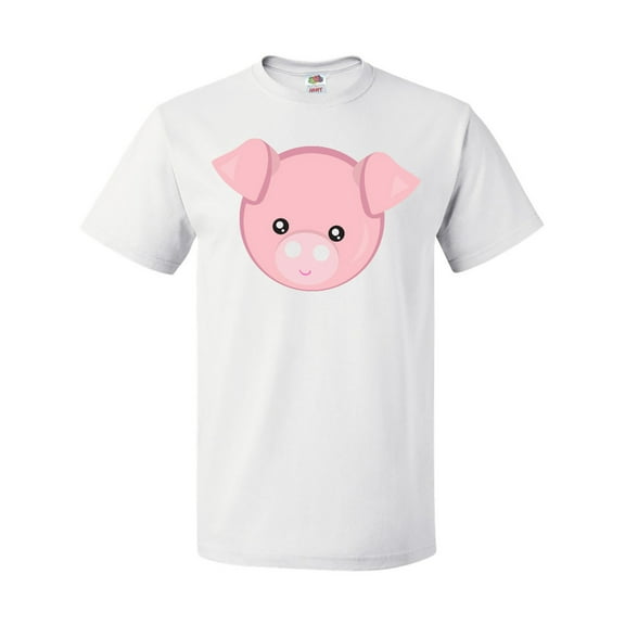 Inktastic Cute Pig, Little Pig, Pig Head, Pink Pig T-Shirt