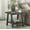 Dark Brown, variant on Dtwnek Wood End Table with Bottom Shelf, Side Table for Living Room, Office, Dark Brown