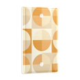 thumbnail image 2 of Yayeee Blank Wall Plate Cover 1-Gang 4.5"x2.7" Home Unused Decorative Outlet, Geometric Circles, 2 of 7