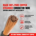 thumbnail image 5 of K KRIËGER Jumper Cables 100% Pure Copper, 30 Feet, 2 Gauge, 800 Amp Custom-Made Alligator Clamps, Booster Battery Cables w/Permanent Installation kit & Quick Connect Plugs - Carrying Bag Included, 5 of 8