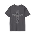 thumbnail image 2 of Christian T Shirt Jesus Saves Celtic Cross 100% Cotton Unisex fit., 2 of 4