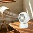 thumbnail image 2 of USB Mini Desktop Air Recirculation Fan Quiet And Efficient Simply Plug It Into The USB Port On Your Computer Power Bank Or Wall Adapter To Enjoy A Refreshing ., 2 of 6