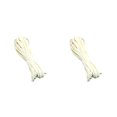 thumbnail image 3 of Cordones de gamuza sintética Wosthever Cuerda de encaje de cuero Suministros de artesanía Beige 2Conjunto, 3 of 6