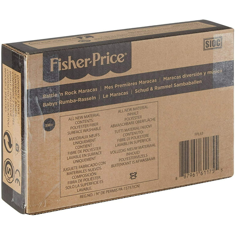 Fisher Price Rattle n Rock Maracas UPC #746775371494